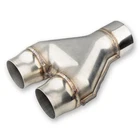Vurkcy Inch Exhaust Pipe, 3" Single To 2.5" Dual Adapter Silvery New. Price: $32.84.