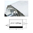 Hooker 21501HKR Aero Chamber Muffler, Single 2-1/4 Inch Offset Inlet New. Price: $135.95.