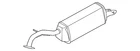 Genuine Nissan Muffler & Pipe Assembly 20100-7LG0A New. Price: $450.36.