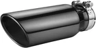 A-karck Exhaust 3" Inlet 4" Outlet, 12" Long, Black Chrome New. Price: $60.97.