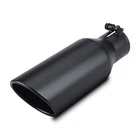 Lcgp Inch Inlet Exhaust Tip 2.5" 4" 12" Black Tailpipe With B... New. Price: $35.65.