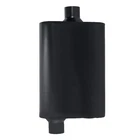 Floshine Universal Dual Chamber Muffler 2.5" Offset Inlet Center Outlet New. Price: $66.20.