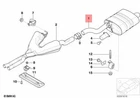 Genuine Bmw E39 530I Sedan Rear Silencer 18107504980 New. Price: $817.05.