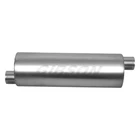 Exhaust Muffler Sft Superflow Stainless Steel Round Gray 2.5" New. Price: $215.61.