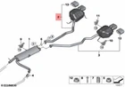 Genuine Bmw X5 E53 4.4I Suv Rear Silencer Right 18107529286 New. Price: $615.28.