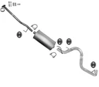 Muffler Tail Pipe Exhaust Fits Toyota Tacoma 4.0L 2005 2012 W/ 127.8" Wheelbase New. Price: $239.00.