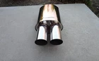 Bmw E39 E38 E46 E90 E92 E60 E64 E36 E30 Dual 3" Slant Tip Performance Muffler New. Price: $119.00.
