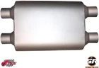 Jones Full Boar Flow Deflector Muffler 2.25" Dual Inlet & Outlet Fits Pipe New. Price: $59.99.