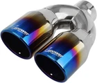 Upower Inch Inlet 3.5 Outlet Dual Exhaust Tips Tailpipe 2.5" 1 Pcs New. Price: $62.76.