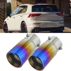 2X For Vw Golf Atlas ID.4 Exhaust Pipe Tip Rear Tail Throat Muffler Stainless New. Price: $56.99.