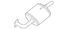 Genuine Nissan Muffler 20110-ZN50A New. Price: $377.69.