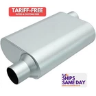 Magnaflow Exhaust R23043, One Natural Steel Rumble Aluminizd Muffler 3IN Offset New. Price: $95.65.