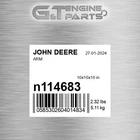 N114683 Arm Fits John Deere (surplus Open Box) New. Price: $171.36.