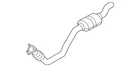 Genuine Audi Exhaust Intermediate Pipe 8K0-254-300-K New. Price: $629.51.