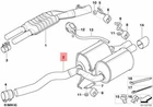 Genuine Bmw E60 E61 540I 545I Sedan Wagon Rear Silencer 18307537330 New. Price: $1224.27.