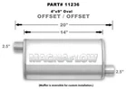 Magnaflow 11236 Muffler 2-1/2 Offset Inlet Outlet 14 X New. Price: $116.00.