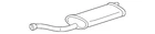 Genuine Gm Muffler 12471967 New. Price: $273.46.