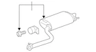 Lexus Pipe Assy-exhaust Tail Genuine 17430-38680 New. Price: $148.00.