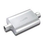 Floshine Universal Mufflers Dual Chamber Inlet (id) 2.25", Silver New. Price: $86.12.