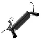Stainless Steel Powder Coated Black Exhaust Muffler Fits 2007-2017 Jeep Wrangler New. Price: $189.81.