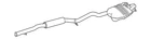 Genuine Mercedes-benz Exhaust Muffler 222-490-72-20 New. Price: $1480.11.