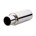Vibrant For Tpv Round Muffler 23IN Long W/ 4IN Straight Cut Inlet Id New. Price: $292.50.