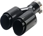 A-karck Carbon Fiber Exhaust Tip 2.5" Inlet To Black Pipe And Shell New. Price: $126.46.