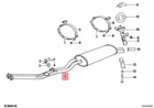 Genuine Bmw E30 325IX Cabrio Coupe Sedan Rear Silencer 18101705783 New. Price: $1787.25.