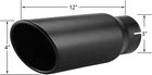 Lcgp 3IN Inlet Exhaust Blk Tip 3X4X12IN Long Clamp Truck Tailpipe New. Price: $29.99.