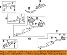 Gm Oem 13-17 Acadia Limited Exhaust Components-muffler Pipe 23165043 New. Price: $2505.66.