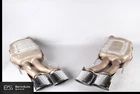 08-10 Mercedes W221 S63 CL63 Amg Exhaust Mufflers Tips Set Hollowed Oem Used. Price: $699.99.