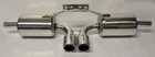 Stainless Catback Exhaust 3"DUAL Tip Muffler For 97-04 Porsche Boxster/s 986 M96 New. Price: $229.99.