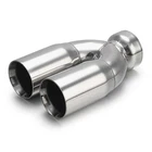 A-karck Dual Outlet Exhaust Tip 2.5" Inlet,polished Double Wall Tailpipe ... New. Price: $69.19.