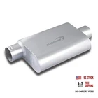 Universal Mufflers Dual Chamber Offset Inlet (id) Center Outlet 3" New. Price: $61.42.