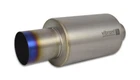 Vibrant 17564 Titanium Muffler With Straight Cut Burnt Tip 3.5IN Inlet New. Price: $479.99.