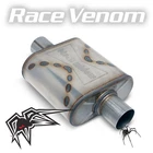 Black Widow Exhaust Muffler Race Venom 2.5" Center / New. Price: $136.38.