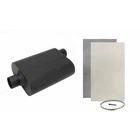 Welded Chamber Muffler, Offset Inlet W/shield, 2-1/2 Inch New. Price: $112.99.