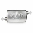Stainless Works TM5S3C3O Exhaust Muffler - 3" Center / Offset Out New. Price: $218.41.