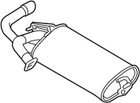 Mitsubishi Muffler, Exhaust Main 1571B431, New Genuine Oem Part. Price: $467.05.