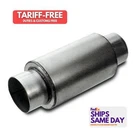 Dynatech 776-06352, One 3.5IN Race Muffler Split-flow Steel Natural Performance New. Price: $159.53.