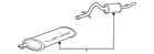 Genuine Gm Muffler & Pipe 10290316 New. Price: $884.86.
