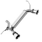 Stainless Steel Rear Muffler W/ Tips Fits: 2007-2017 Jeep Wrangler 3.6L 3.8L New. Price: $221.81.