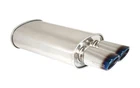 Megan Racing MR-MU-OVA-2 Universal Exhaust O-va Muffler (dual Oval Burnt Tips) New. Price: $152.08.