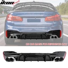 Fits 21-23 Bmw G30 Gloss Black Rear Diffuser M5 Mp Style + Quad Exhaust New. Price: $249.99.