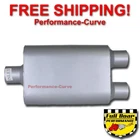Chamber Performance Exhaust Muffler Full Boar 2.5 Center / Dual FB5402 New. Price: $49.95.