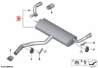 Genuine Bmw X5 E70 35IX 40IX Sav Rear Silencer With Exhaust Flap 18307646125 New. Price: $1794.02.