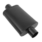 Muffler Oval 3.00" Center Inlet Outlet 409 Ss Black Each New. Price: $55.99.