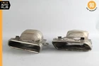 10-13 Mercedes W221 S550 S450 S600 Rear Bumper Exhaust Muffler Tips Set Of Oem Used. Price: $195.05.