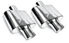 2.5" Center Pair Of Single Chamber Universal Performance Exhaust Mufflers New. Price: $77.94.