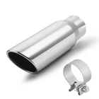 A-karck Exhaust Tip 3 Inch Inlet, 4 Outlet 12 Clamp On, Silver New. Price: $43.16.